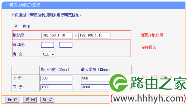 TP-Link TL-WR2041+路由器限制网速(IP宽带控制)设置