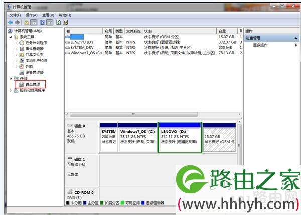 win7系统盘分区方法 win7分区方法(图)