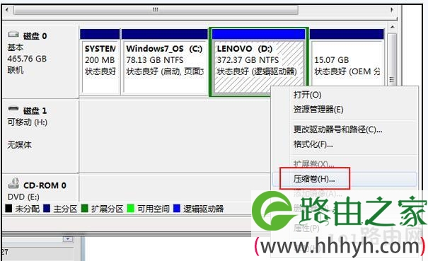 win7系统盘分区方法 win7分区方法(图)