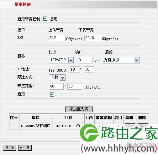 腾达无线路由器限速功能使用步骤